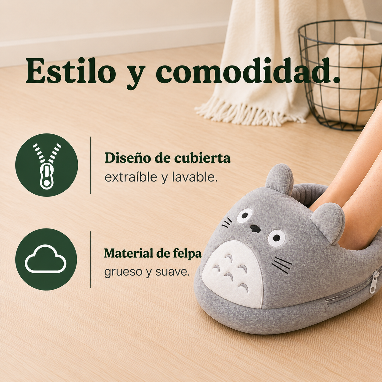 CALIENTA PIES KAWAII - MANTÉN TUS PIES SIEMPRE CÁLIDOS