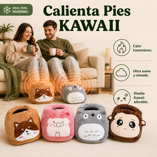 CALIENTA PIES KAWAII - MANTÉN TUS PIES SIEMPRE CÁLIDOS