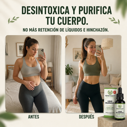 Clorofila Benevolent 100% Natural- Adelgaza y mejora tu salud digestiva